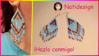 ARETES &Eacute;TNICOS CON MIYUKI👗👠- ETHNIC EARRINGS WITH MIYUKI