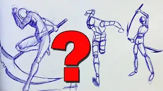 CÓMO DIBUJAR POSES - LA MEJOR TÉCNICA ??