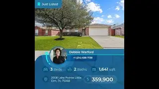 Check out my new listing Address: 2008 Lake Pointe Little Elm, TX, 75068