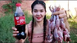 Cooking Frog With Cocacola Recipe - Cooking in my Village