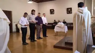 INÍCIO DO NOVICIADO DOS IRMÃOS, BERNARDO, MARIANO, RAFAEL E JOÃO EVANGELISTA 