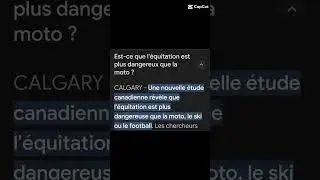 l'&eacute;quitation et un sport qui peut &ecirc;tre dangereux et difficile 😔😔😔