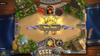 Hearthstone Brawl Shaman Mogor the Ogre never miss face!!!