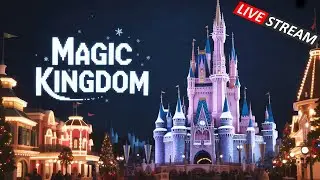 🔴 LIVE: Magic Kingdom: Early Morning Walk in the Park Christmas? | Walt Disney World Live Stream