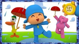 ☔ POCOYO E NINA - Cantando na Chuva [121 minutos] | DESENHOS ANIMADOS para crianças