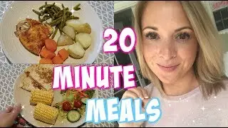 20 minute, quick and easy family meal ideas!