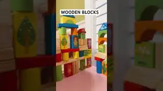 WOODEN BLOCKS. SPARK CREATE IMAGINE THE ART OF LEARNING IS SO COOL