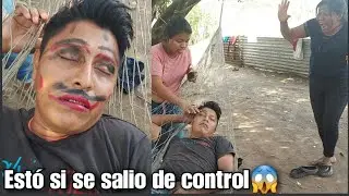 Hoy si se pasaron😱con Noe por dormilón ni sintió Que lo pintaron todo🤯(Broma)