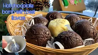 MAKING  HOT CHOCOLATE BOMB WITHOUT MOLD/3 BEST FLAVORS/G&Oacute;C NH&Agrave; MẸ CHIP
