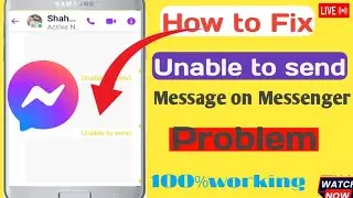 how to fix message failed to send on messenger l  Unable to send Message on Messenger Problem (2024)