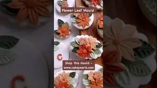 Flower & Leaf Moulds | Perfect for Cakes, Candles & Crafts | #cakepearls #shorts