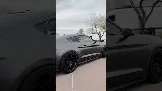 Mustang gt dropped & sitting clean on some H&R lowering springs #cars #car #mustang #automotive