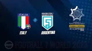 FIF7 WC23 Puebla Italia Argentina