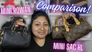 Comparing The Speedy's! Coach Mini Rowan VS. Mini Sac HL