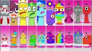 Incredibox Numberblocks 10 VS 100 | Compilation Incredibox #sprunki#numberblocks