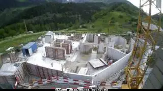 GenerationenHaus Ernen Bauphase 2 Kellergeschoss-W&auml;nde, Teil 1