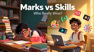 💡 Marks vs Skills – The Story Every Student Must Hear