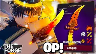 I Crafted *NEW* Gargantuan CULTIST Dagger In The FORGE!