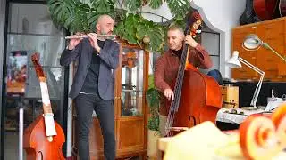 Jazz Session with My Double Bass | @michelegori_jazzflute & Philippe Monge