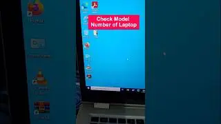 how to check model number of laptop? #shorts #laptop #model #windows #trending #2025