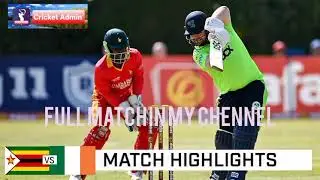 ireland vs zimbabwe 1st t20 highlights 2021
