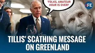 Tillis Blasts Trump Aide&rsquo;s Greenland Push as &ldquo;Absurd&rdquo;