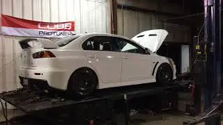 Evo X Dyno Run Full Exhaust