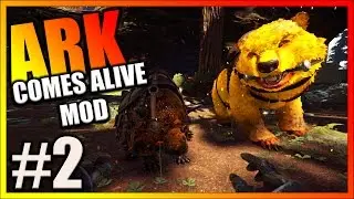 ARK Survival Evolved - NEW BASE, ALPHA DIRE BEAR & HARVEST DOEDICURUS TAME (ARK Comes Alive Mod)