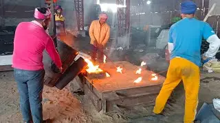 Foundry industry complete tour with incredible skill about casting method using indopower furnace HD