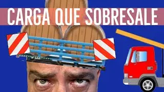 ¿Cuánto puede sobresalir la carga en un coche o en una moto? #examendeconducir #teorica #carnetB
