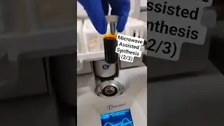 Microwave Synthesis (2/3) #science #chemistry #phdlife #experiment #organicchemistry