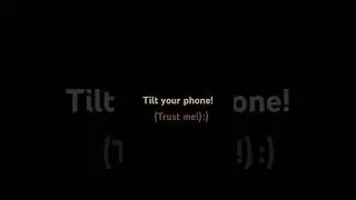 Tilt your phone sideways!!