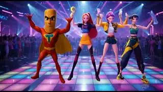 Brainrot dancing with k-pop stars~ huntrix