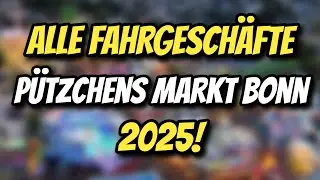 ALLE FAHRGESCH&Auml;FTE auf dem P&uuml;tzchens Markt 2025!