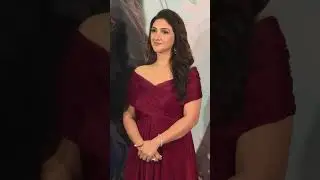 Heroine #sridevivijaykumar stunning looks at sundarakanda movie pressmeets🔥🔥🔥