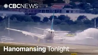 Transportation Safety Board probing WestJet's 'hard landing' in St. Maarten | Hanomansing Tonight