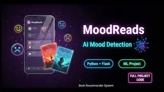 MoodReads: AI Mood Detection Book Recommender with Audio | Python Flask ML Project