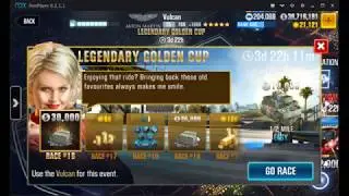 CSR2 Vulcan Legendary Golden Cup with 4 stage 6 installed