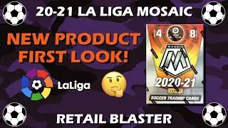 RETAIL MOSAIC SOCCER!! 2020-21 Panini Mosaic La Liga Soccer Blaster Box Review