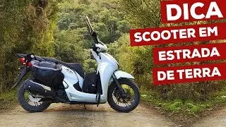 SCOOTER consegue andar em ESTRADA de TERRA??? Viagem de SH300