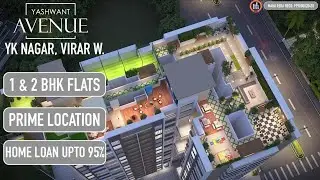 New 1Bhk  | Yashwant Avenue | Yk Nagar | Virar West | ₹31.5 Lakhs + Taxes | Call 9769966599
