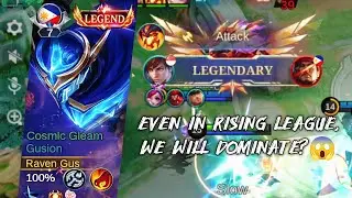 How I dominate using Gusion on Rising League too 🥶