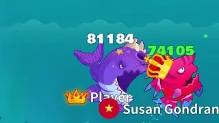 Eat Fish.IO - Gameplay Android Walkthrough - Whale VS Shark (!)