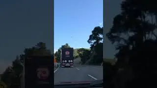 Following a big truck in a one lane bridge #shortvideo  #follow #truck #one #lane #bridge dge