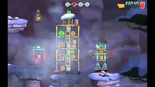 angry birds 2. паника короля свиней ! расправился с боссами на раз ,два !