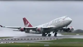 💔 Farewell Ruby Tuesday - Virgin Atlantic Boeing 747-400 | G-VXLG Retirement Takeoff