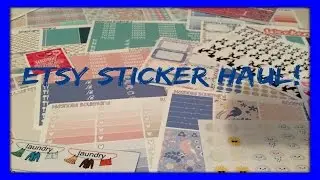 Etsy Sticker Haul: Magnolia Boulevard, Scribble Prints Co, and More!