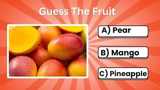 Guess the Fruit 🍎 | Fruit Quiz for Kids & Beginners | Learn English Fruits