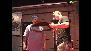 IWA Mid South - Jaysin Strife confronts Ian Rotten