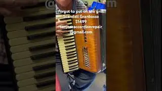 #accordion for #sale #scandalli Granbasso contact sanjoseaccordionrepair@gmail.com #accordionist